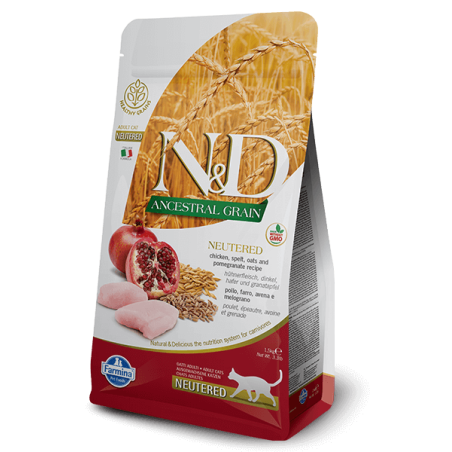 FARMINA N&D Low Ancestral Grain Neutered Adult con Pollo e Melograno 1,5 kg. - 