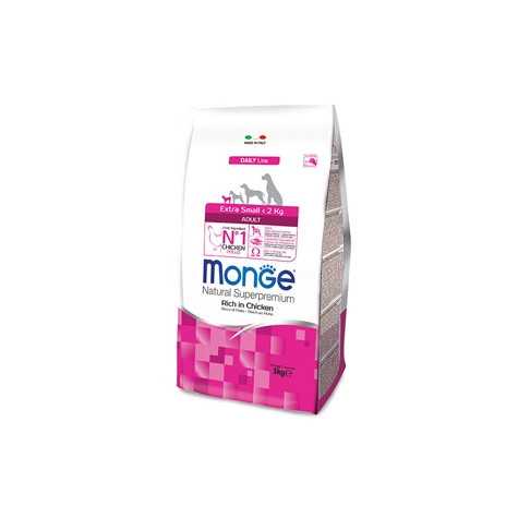 MONGE Natural Superpremium Extra Small Adult Ricco di Poulet 800 g.
