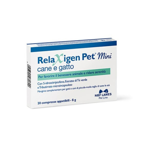 NBF Lanes - Relaxigen Pet Mini 20 tablets (dog and cat)