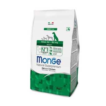 MONGE Natural Superpremium Maxi Adult Ricco di Pollo 3 kg. - 