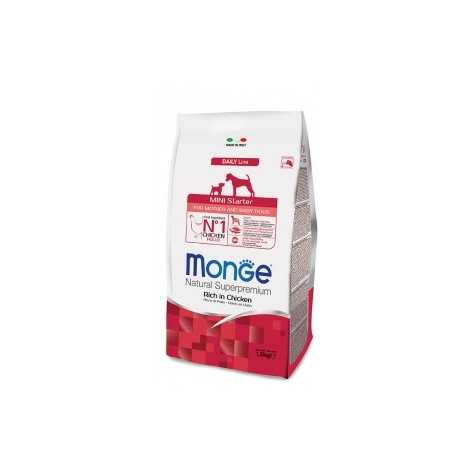 MONGE Natural Superpremium Mini Starter Ricco di Pollo 1,5 kg. - 