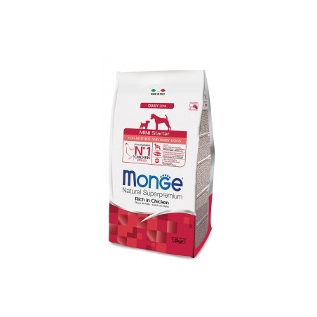 MONGE Natural Superpremium Mini Starter Ricco di Pollo 1,5 kg. - 