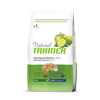 TRAINER Natural Adult Maxi with Fresh Chicken and Rice 12 kg.
