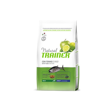 TRAINER Natural Adult Maxi con Tonno e Riso 12 kg. - 