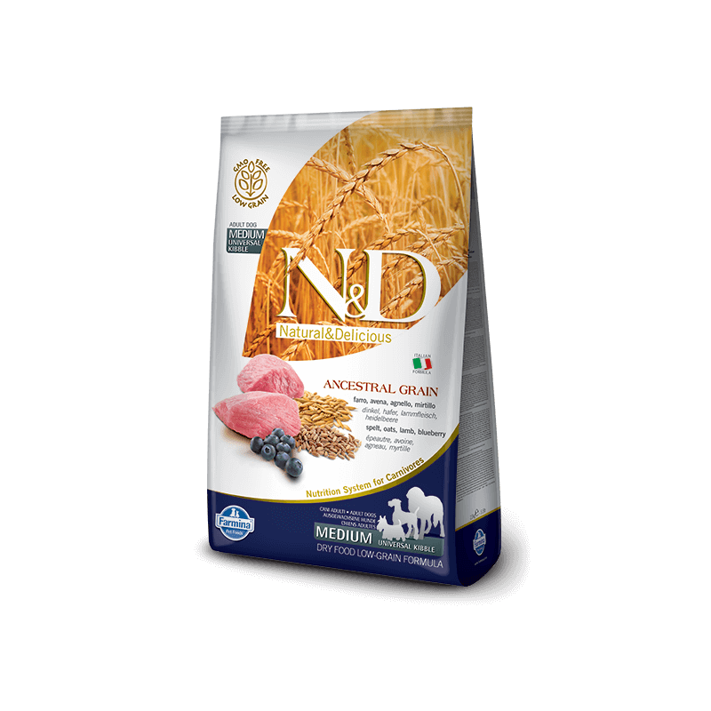 Farmina n et d low grain Chien moyen maxi agneau myrtille 12 kg Farmina n et d low grain Chien moyen maxi agneau myrtille 12 kg