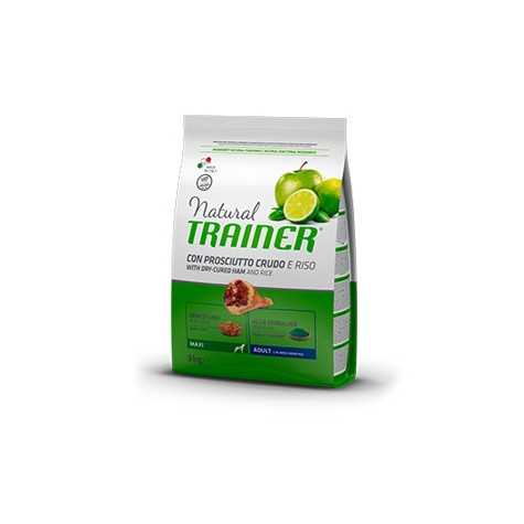TRAINER Natural Adult Maxi Prosciutto Crudo e Riso 12 kg. - 