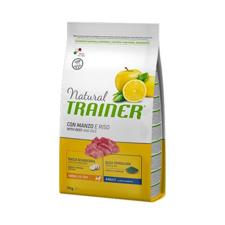 TRAINER Natural Adult Small & Toy con Manzo e Riso 800 gr. - 