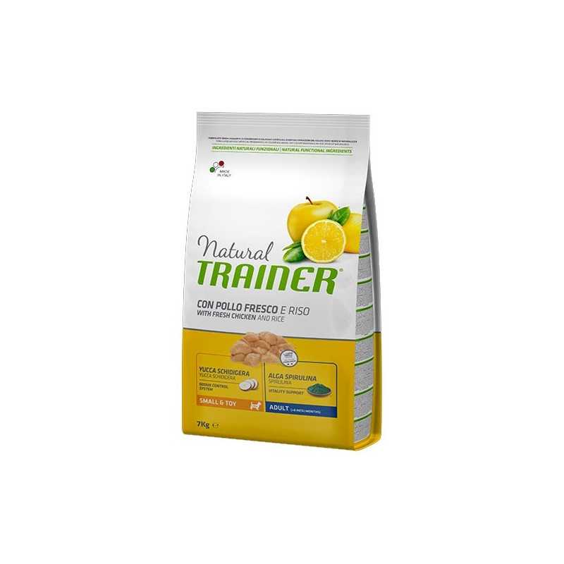 TRAINER Natural Adult Small et Toy avec Poulet frais et Riz 800 g.