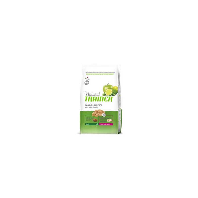 TRAINER Natural Puppy Maxi avec Poulet frais 12 kg.