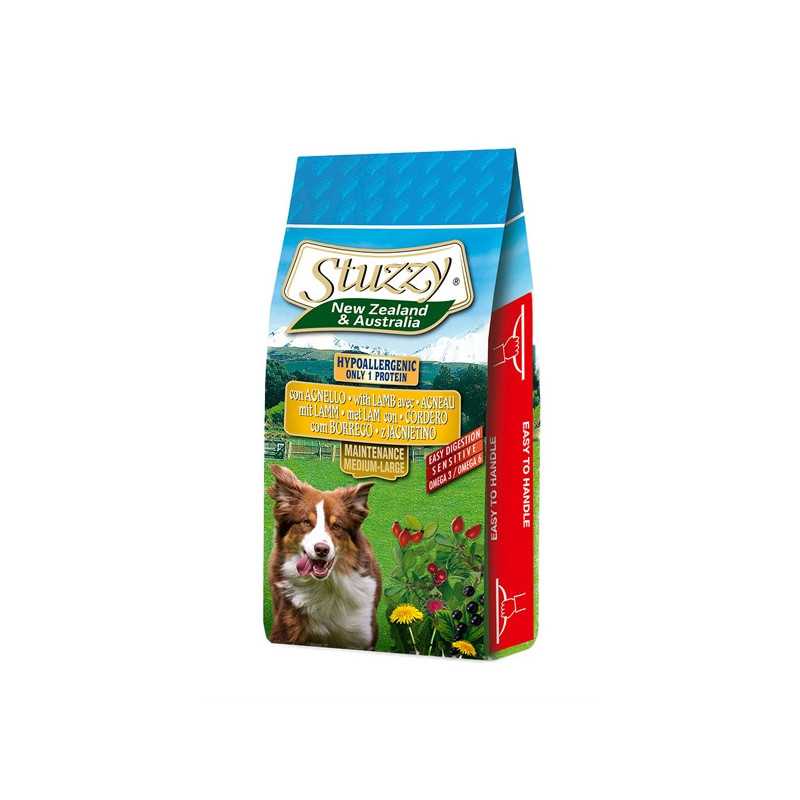 STUZZY DOG New Zealand et Australia avec Agneau 12 kg. STUZZY DOG New Zealand et Australia avec Agneau 12 kg.