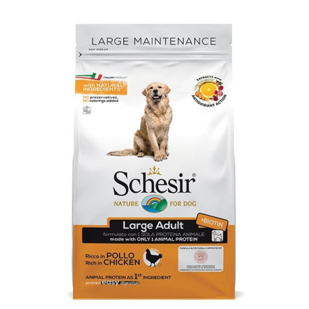 SCHESIR Dry Line Large Mantenimento con Pollo 12 kg. - 