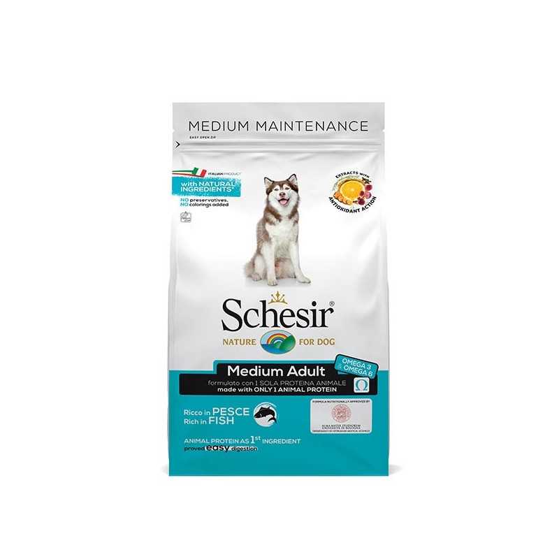 SCHESIR Dry Line Medium Entretien avec Poisson 3 kg.