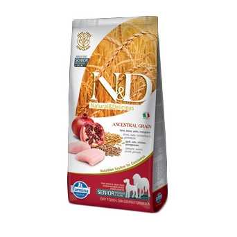 FARMINA N&D LOW ANCESTRAL GRAIN Senior Medium & Maxi con Pollo e Melograno 2,5 kg. - 