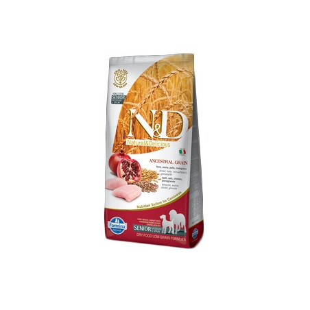 FARMINA N&D LOW ANCESTRAL GRAIN Senior Medium & Maxi con Pollo e Melograno 2,5 kg. - 