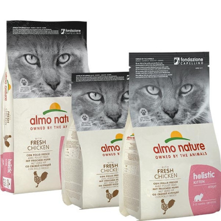 ALMO NATURE Holistic Kitten Pollo e Riso 2 kg. - 