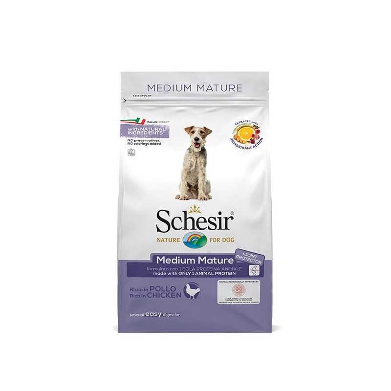 SCHESIR Dry Line Medium Mature Entretien avec Poulet 3 kg. SCHESIR Dry Line Medium Mature Entretien avec Poulet 3 kg.