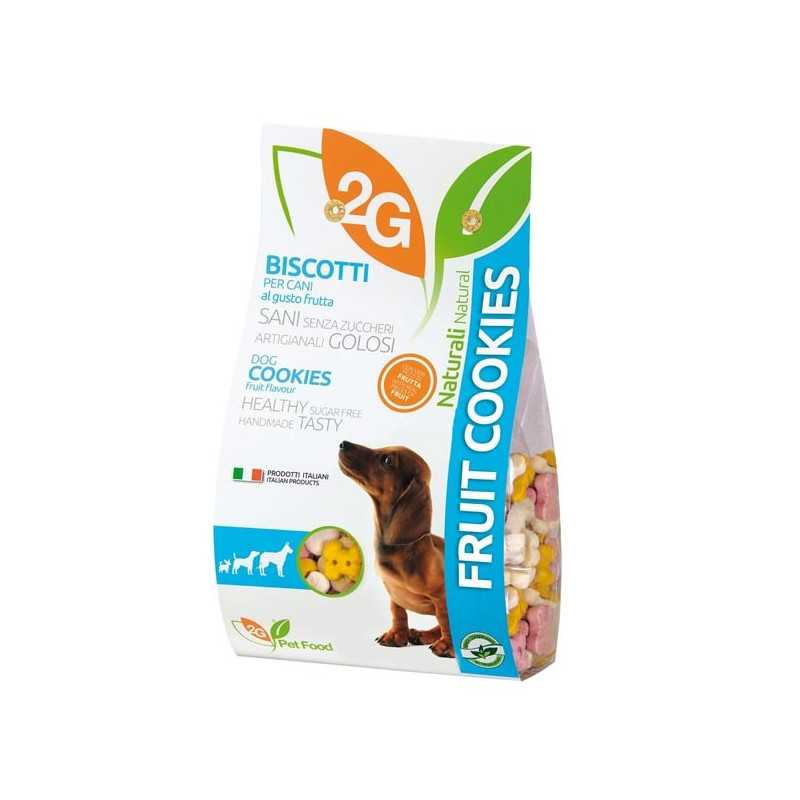 2G PET FOOD GUIDOLIN GIANNI Cookies al Gusto Frutta 350 g. 2G PET FOOD GUIDOLIN GIANNI Cookies al Gusto Frutta 350 g.