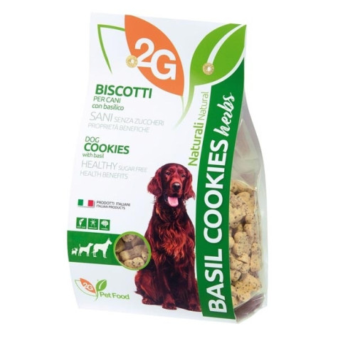 2G PET FOOD GUIDOLIN GIANNI Cookies con Basilico 350 gr. - 