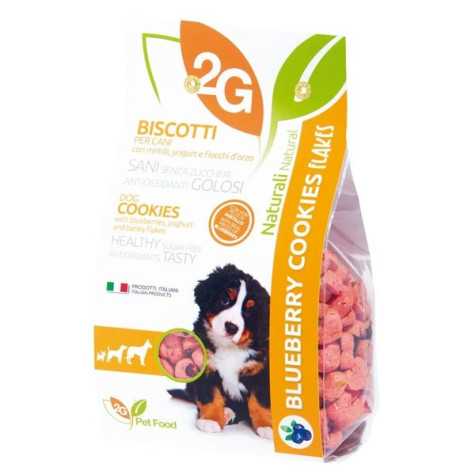 2G PET FOOD GUIDOLIN GIANNI Cookies avec Myrtilles, Yogurt et Fiocchi d'Orzo 350 g.