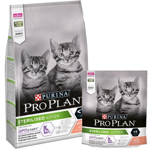 PURINA Pro Plan Sterilised Kitten Optistart con Salmone 400 gr. - 