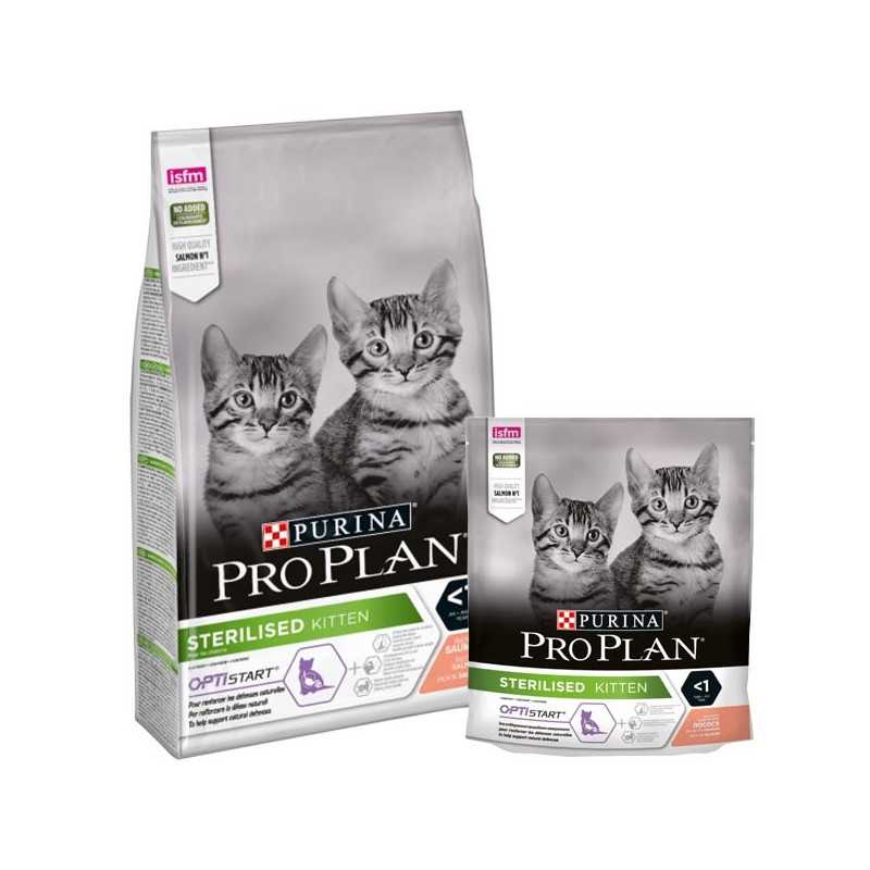 PURINA Pro Plan Sterilised Kitten Optistart avec Saumon 1.5 kg.