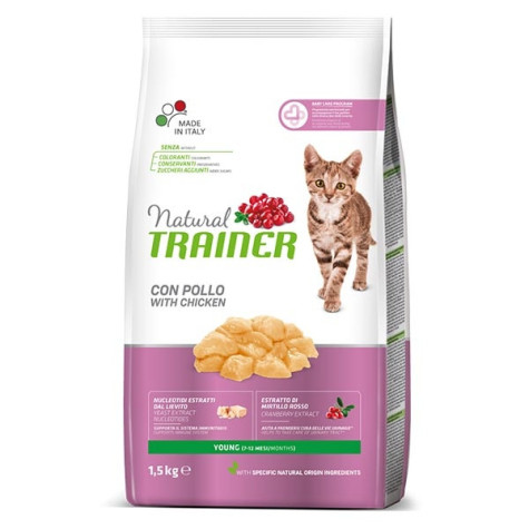 TRAINER Natural Young Adult con Pollo 1.5 kg. - 