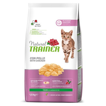 TRAINER Natural Young Cat with Fresh Chicken 1.5 kg.