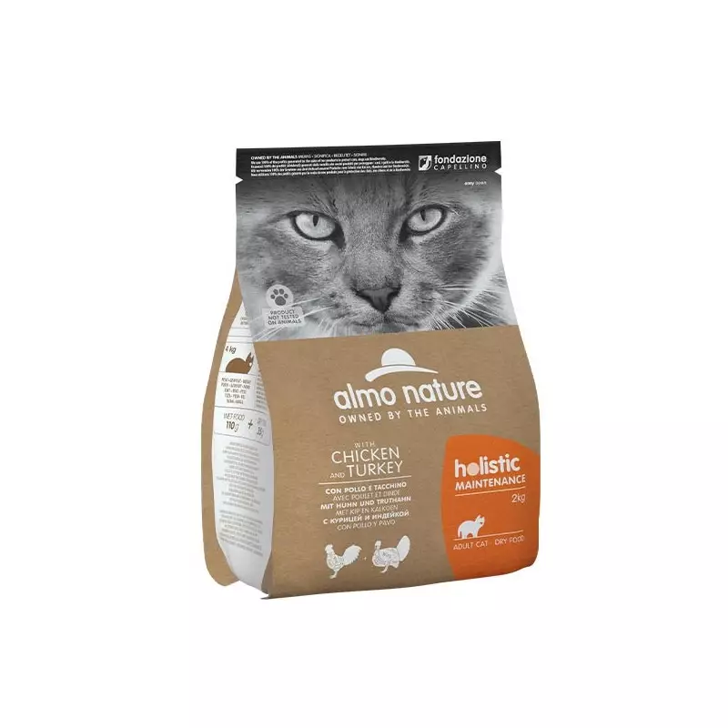 ALMO NATURE Ganzheitliche Pflege mit Huhn und Pute 400 gr. ALMO NATURE Ganzheitliche Pflege mit Huhn und Pute 400 gr.