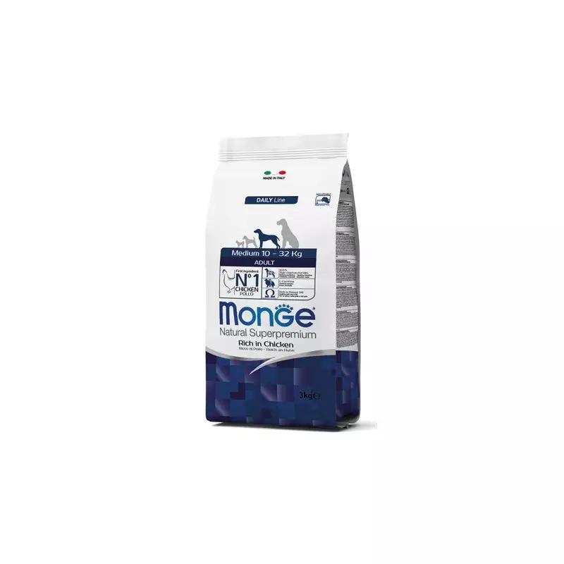 MONGE dog adult medium with chicken 12 kg MONGE dog adult medium with chicken 12 kg