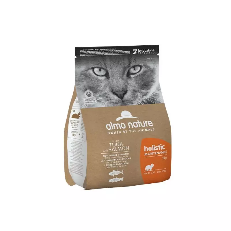 ALMO NATURE Ganzheitliche Pflege mit Thunfisch und Lachs 12 kg.