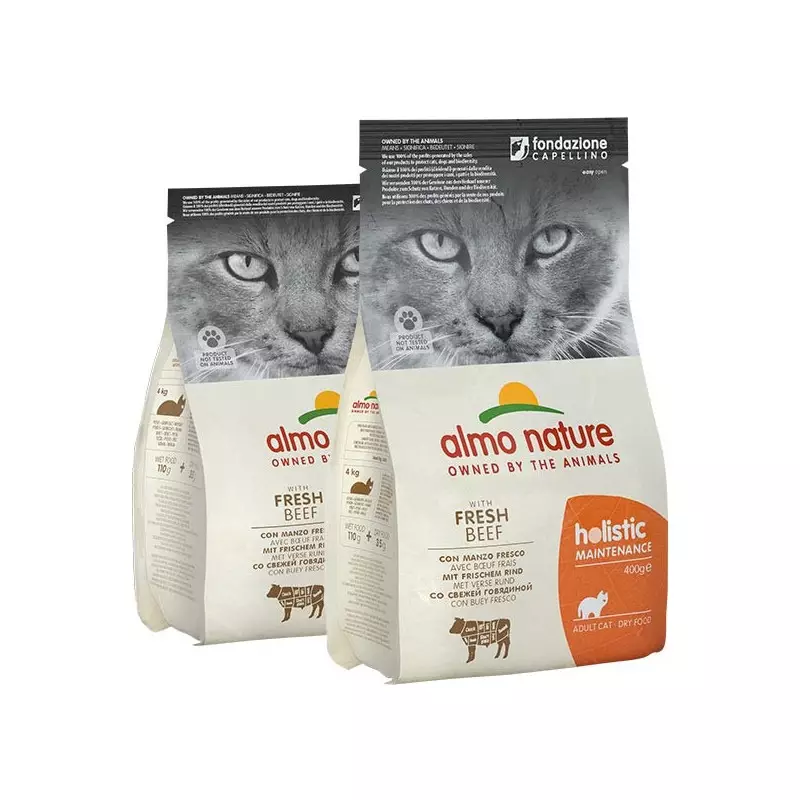 ALMO NATURE Ganzheitliches Rindfleisch und Reis 2 kg.