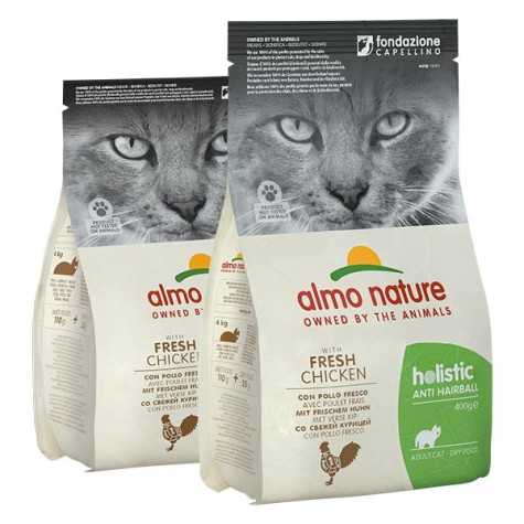 ALMO NATURE PFC Holistic Anti Hairball Dry Poulet et Riz 400 g.
