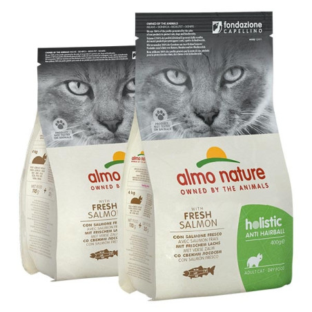 ALMO NATURE PFC Holistic Anti Hairball Dry Salmone e Patate 2 kg. - 