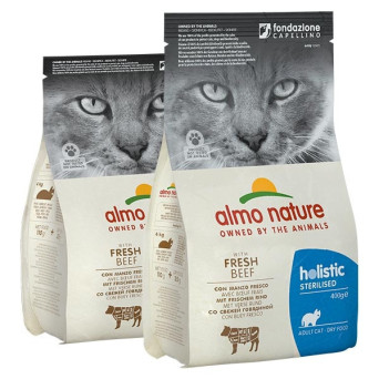 ALMO NATURE PFC Holistic Sterilized Dry Beef and Rice 400 gr.