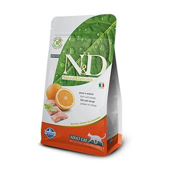 FARMINA N&D Grain Free Adult with Fish and Orange 10 kg.