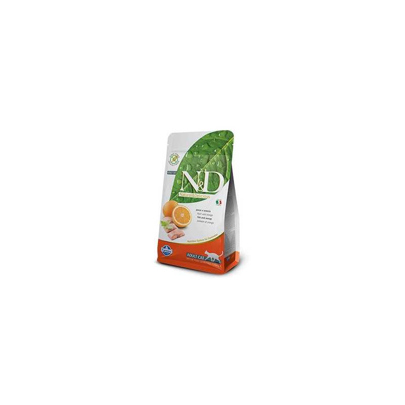 FARMINA N et D Grain Free Adult avec Poisson et Orange 10 kg.