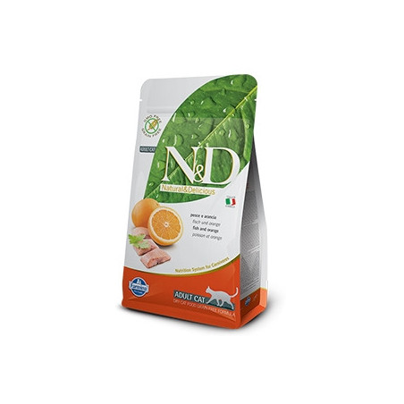 FARMINA N&D Grain Free Adult con Pesce e Arancia 10 kg. - 