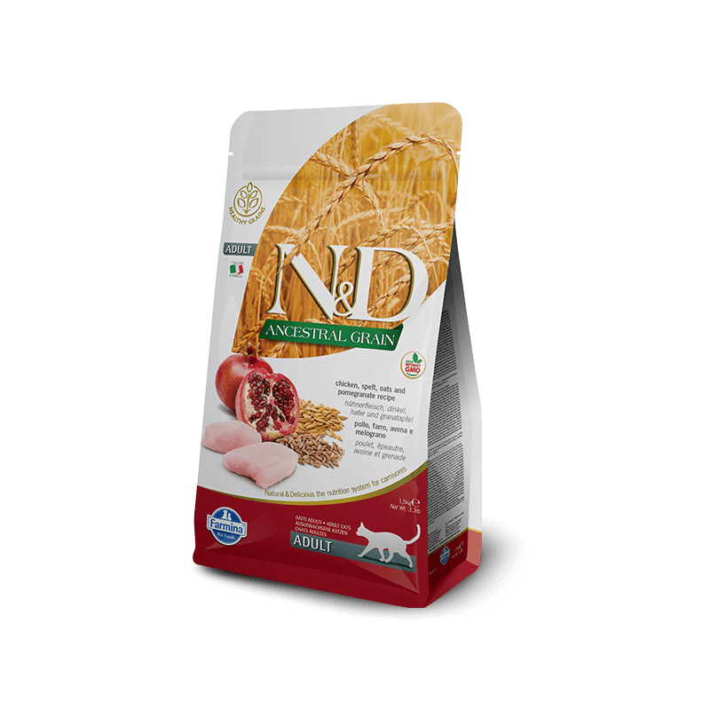 FARMINA N&D Low Ancestral Grain Adult with Chicken and Pomegranate 300 gr.