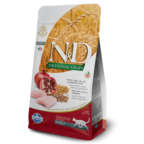 FARMINA N&D Low Ancestral Grain Adult with Chicken and Pomegranate 10 kg.