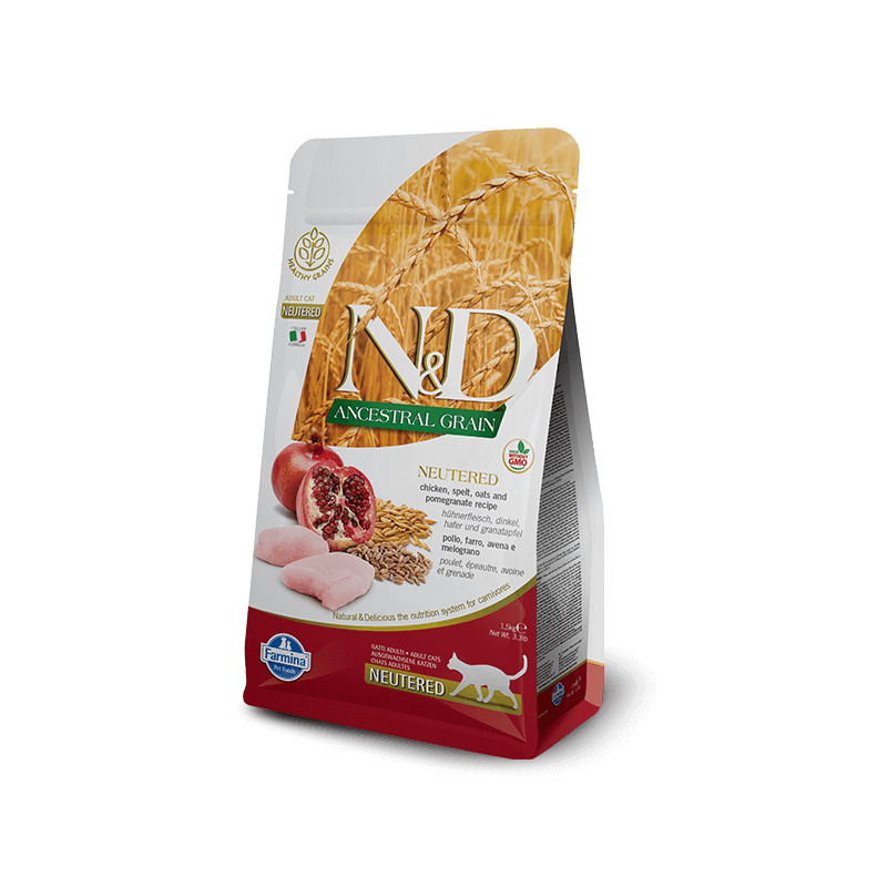 FARMINA N&D Low Ancestral Grain Neutered Adult with Chicken and Pomegranate 300 gr.