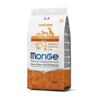 MONGE cane all breeds anatra riso e patate 12 kg - 
