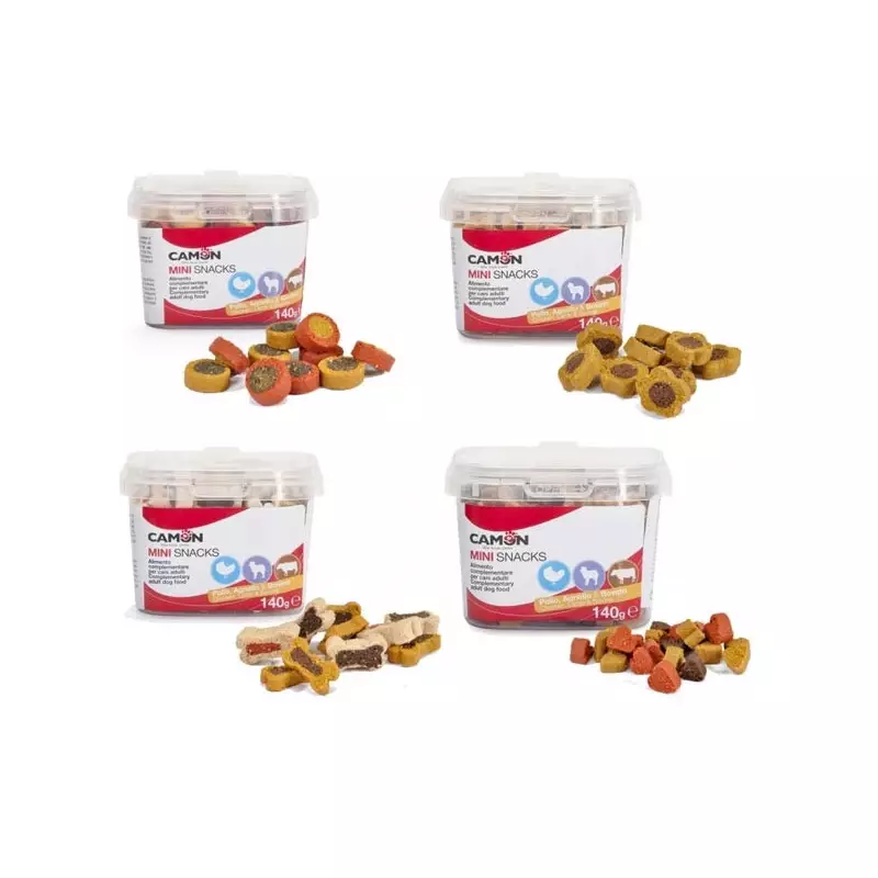 CAMON Mini Treats & Snacks Duo Discs 140 gr. CAMON Mini Treats & Snacks Duo Discs 140 gr.