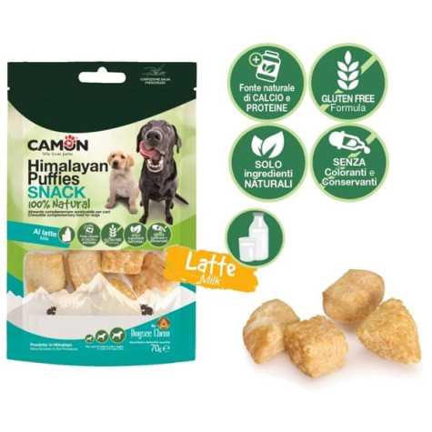 CAMON Puffies al Latte Himalayan Snack 70 g.