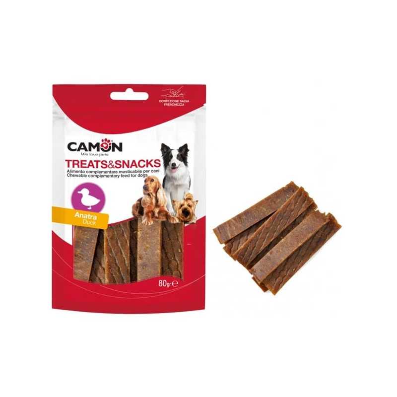CAMON Treats Snacks Soft Canard Strips 80 g. CAMON Treats Snacks Soft Canard Strips 80 g.