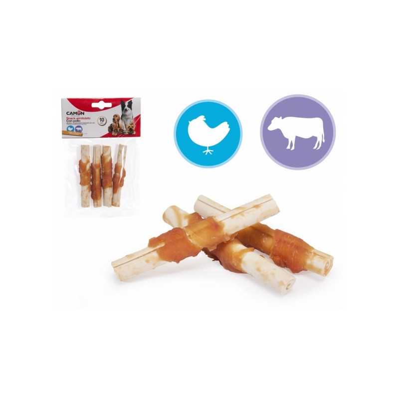 CAMON Twist avec Poulet et Peau de bœuf 4 pièces.