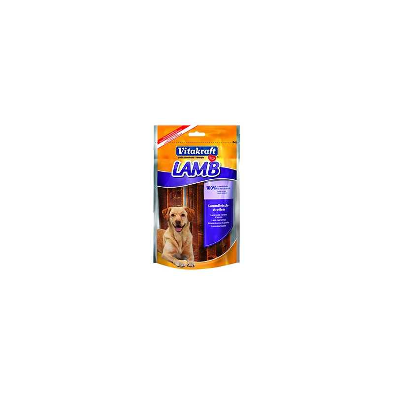 VITAKRAFT Snack Lamb Strisce avec Carne di Agneau 80 g. VITAKRAFT Snack Lamb Strisce avec Carne di Agneau 80 g.