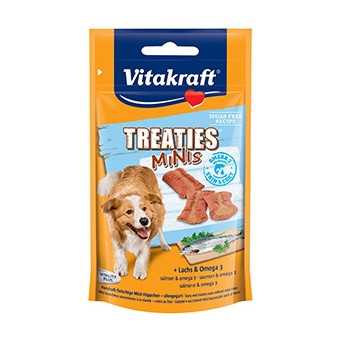 VITAKRAFT SNACK TREATIES BITS MINI SALMONE E OMEGA 3 48 GR. - 