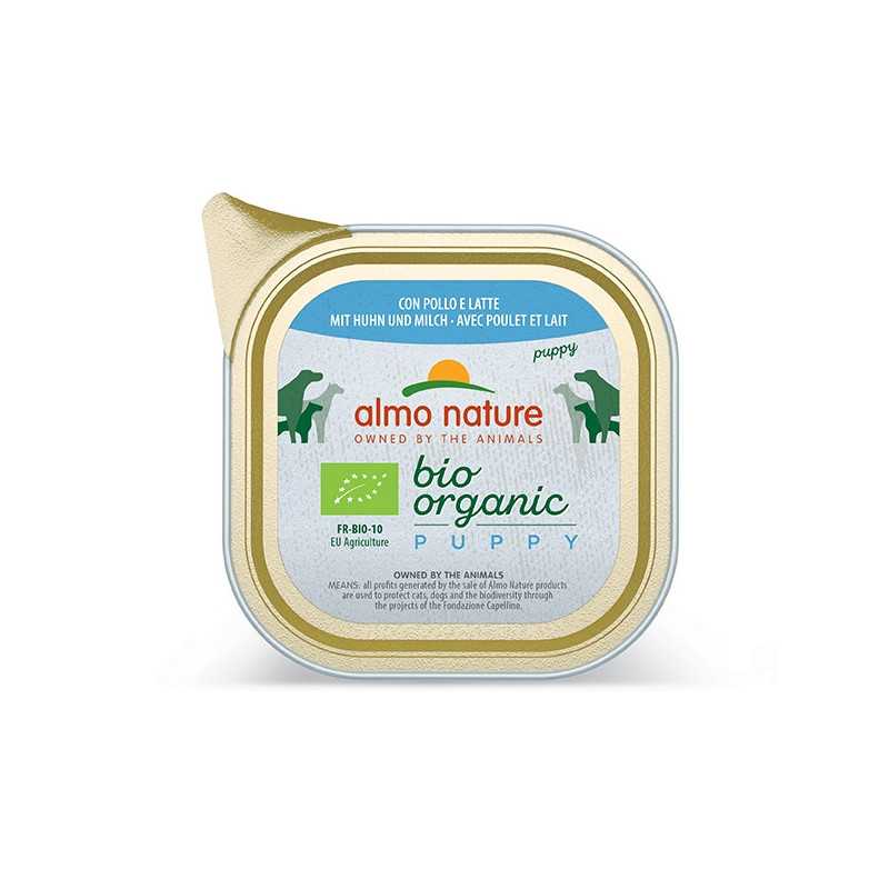 ALMO NATURE Daily Menu Bio Puppy avec Poulet et Latte 100 g. ALMO NATURE Daily Menu Bio Puppy avec Poulet et Latte 100 g.