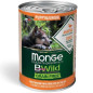 MONGE BWild Grain Free Puppy & Junior All Breeds con Anatra, Zucca e Zucchine 400 gr.