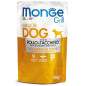 MONGE Grill Puppy & Junior Chunks mit Hühnchen und Pute 100 gr.